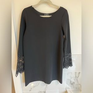 Everly Black Long Sleeve Sheath Dress